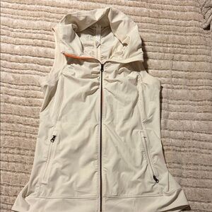 Cream Sleeveless Zip-Up Vest lululemon